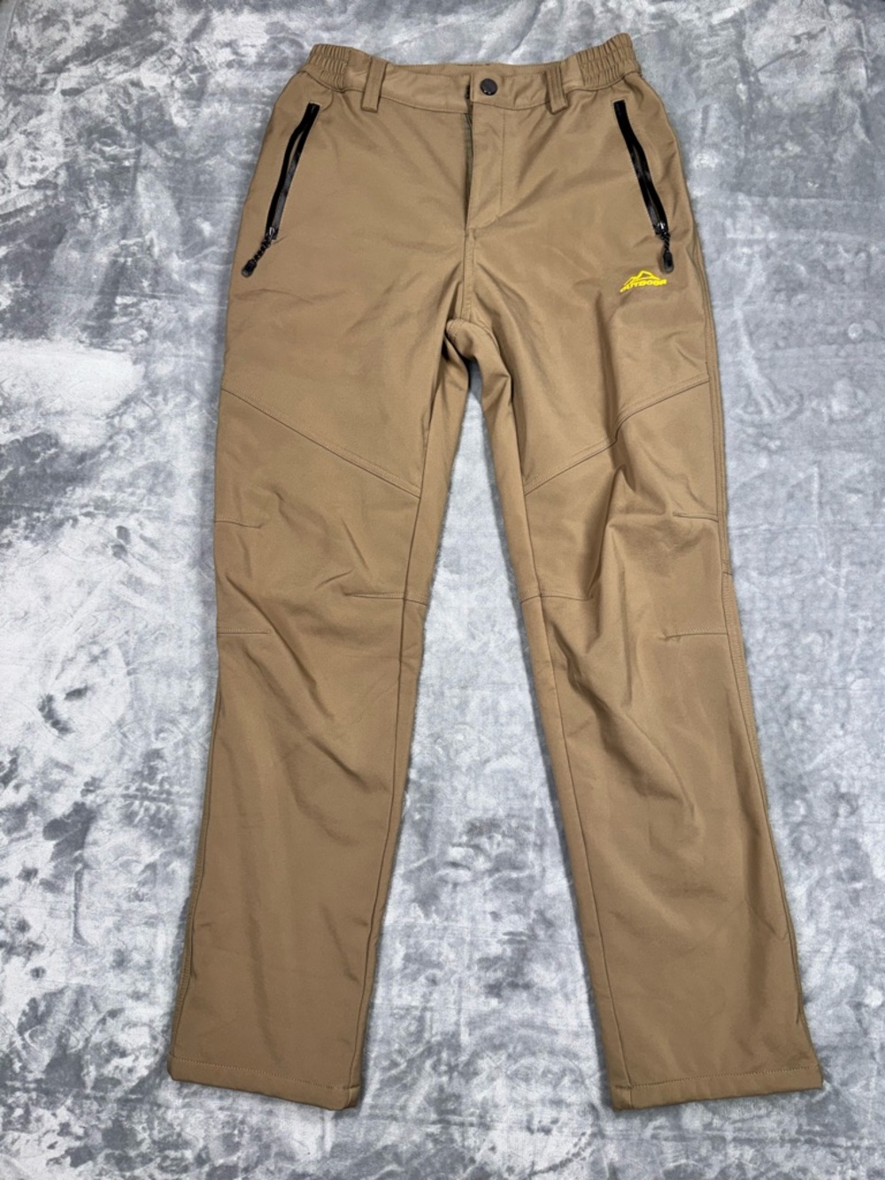 Women’s fleece lined waterproof insulated pants with hardshell outside